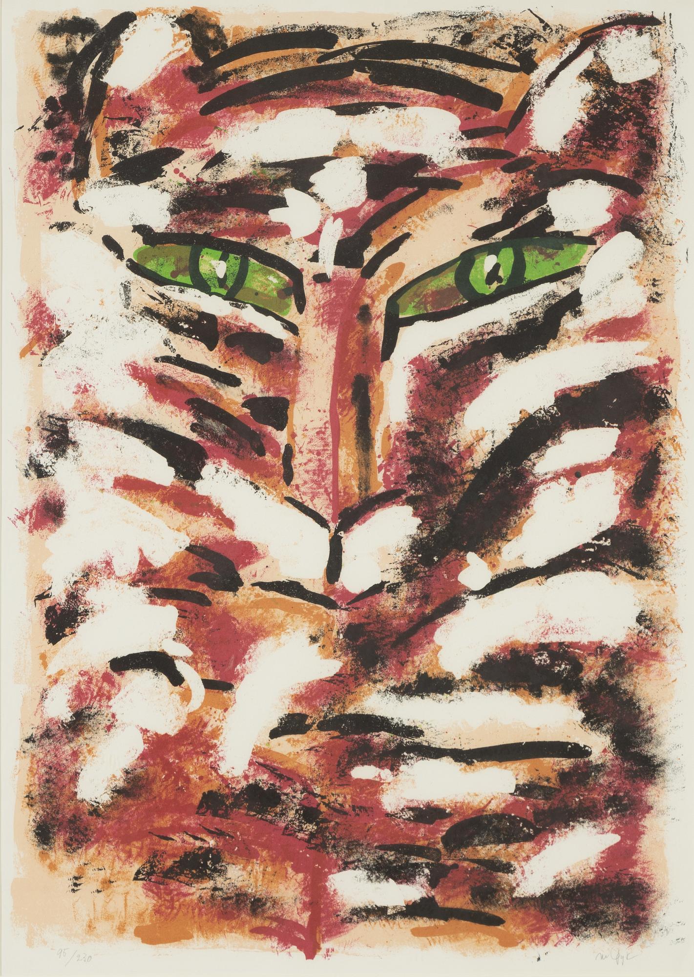 Madeleine Pyk, lithograph in colours, signed 95/230.