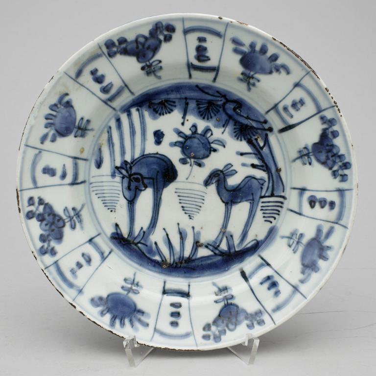 A matched set of nine dishes, Ming dynasty, Wanli (1572-1620).