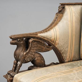 A late Gusta early 19th century sofa.