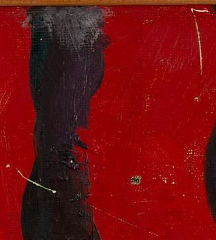 Peter Dahl, Pair against red background.