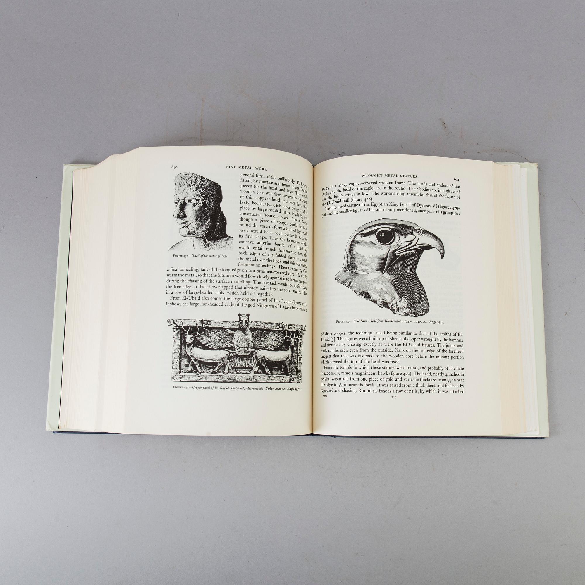 5 books "A history of technology" volume I-V.