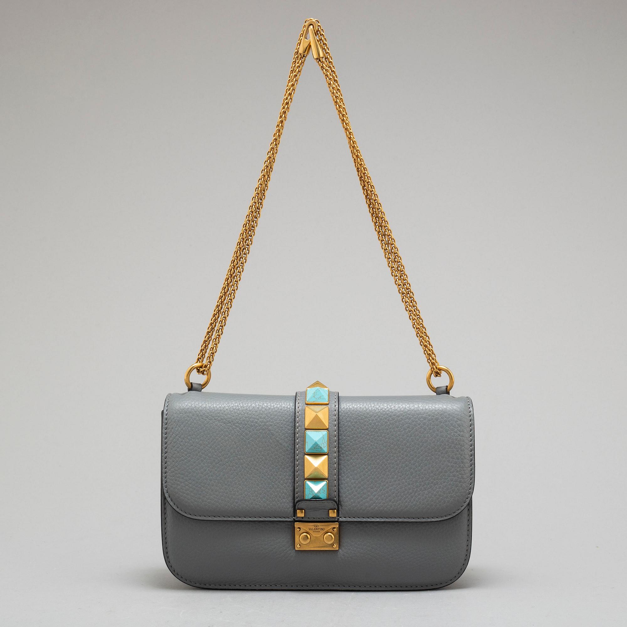 VALENTINO, a 'Rockstud' leather handbag.