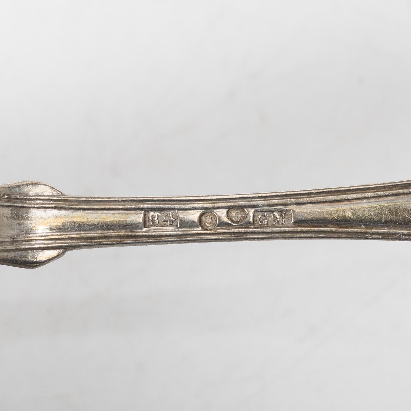 Spoons, 17 pieces, Sweden, 19th–20th century.