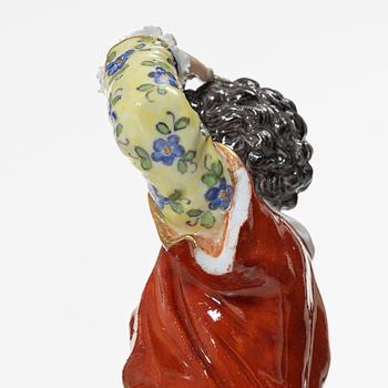 Two porcelain figurines, including one after Michel Victor Acier, Meissen, Germany, 19th century/around 1900.