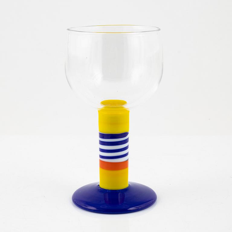 Gunnar Cyrén, a 'Popglas' goblet from Orrefors 1967.