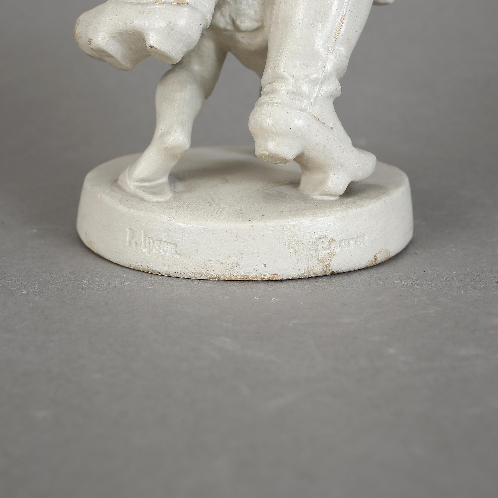 FIGURIN, keramik, 1900-talets första hälft. P.Ipsen, Eneret.