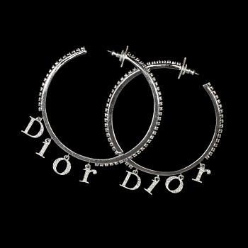1411. A pair of earrings by Christian Dior.
