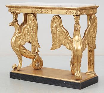 A Swedish Empire 19th Century console table.