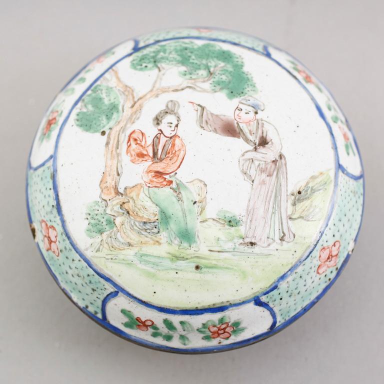 LOCKDOSA, emaljarbete, Kina, Qianlong 1736-1795.