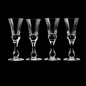 SNAPSGLAS, 12 st, "Prince", Göran Wärff, Kosta.