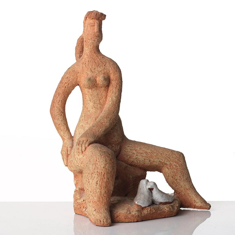 Mari Simmulson, a unique terracotta sculpture, Upsala-Ekeby, Sweden 1950's.