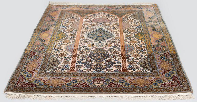 Matto, semiantiikkinen Isfahan, Keski-Persia, n. 240 x 156 cm.