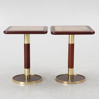 Sidobord, ett par, 1970-tal.