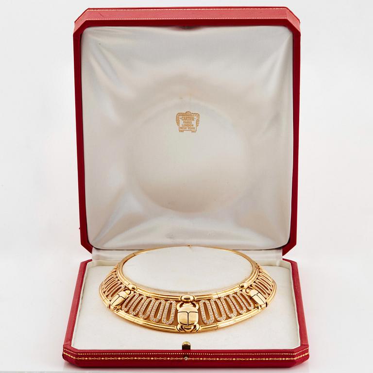Cartier "Scarab" a necklace.
