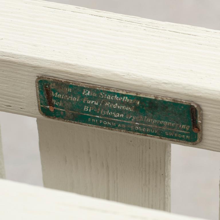 Elsa Stackelberg, fåtöljer med fotpall, ett par, Fri Form, 1900-talets slut.