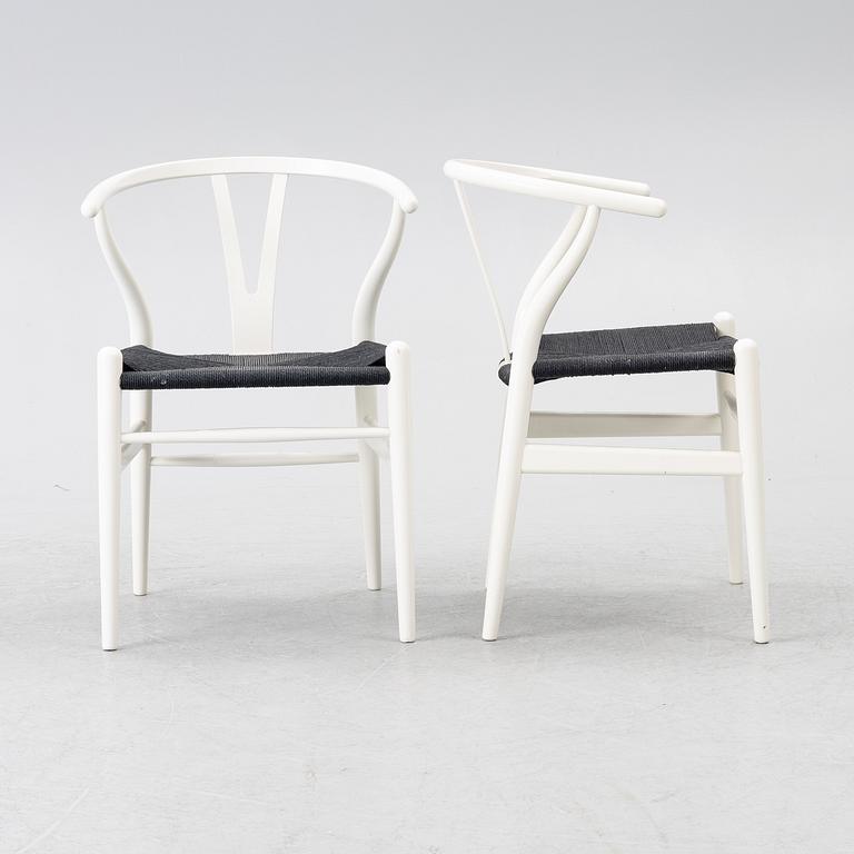 Hans J. Wegner, chairs, 6 pcs, model CH24, "The Wishbone Chair," Carl Hansen & Son, Denmark.