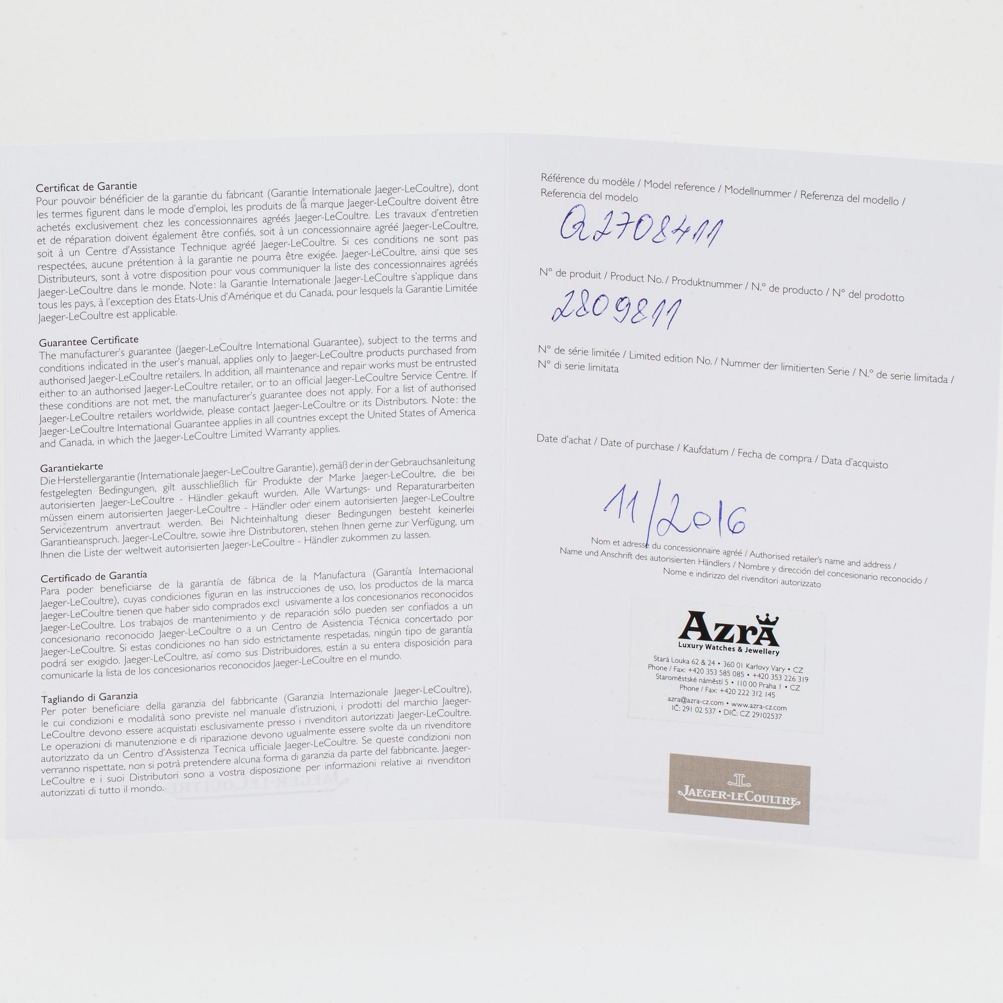 JAEGER-LeCOULTRE, Reverso, Grande Taille, armbandsur, 26 x 36.5 (42) mm.