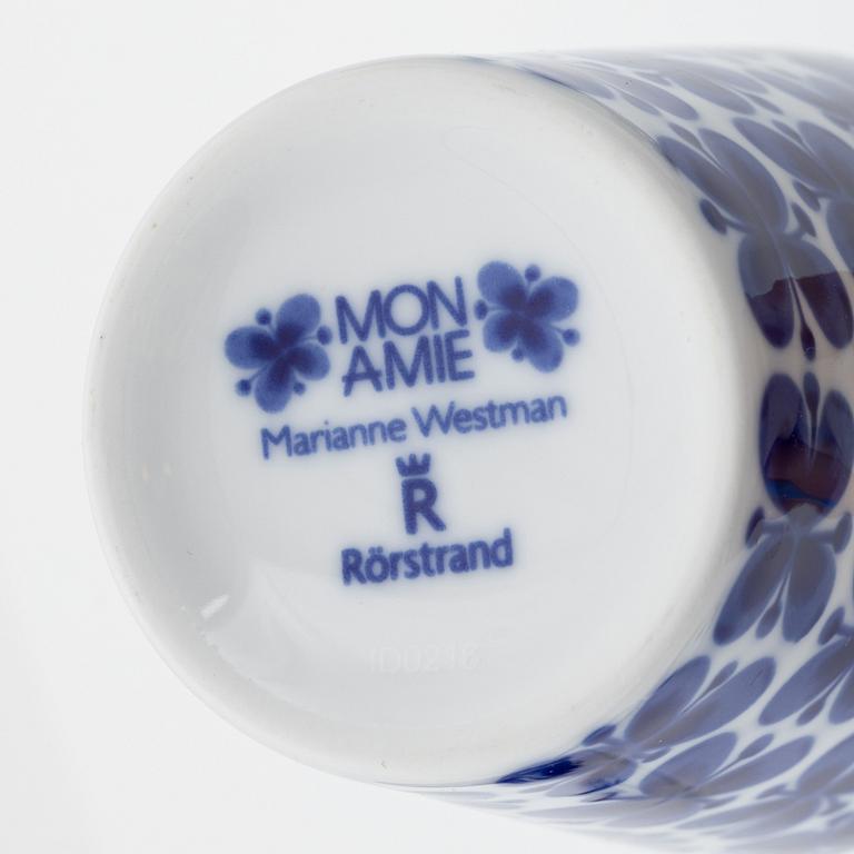Marianne Westman, frukostservis, 25 delar, porslin, "Mon Amie", Rörstrand.