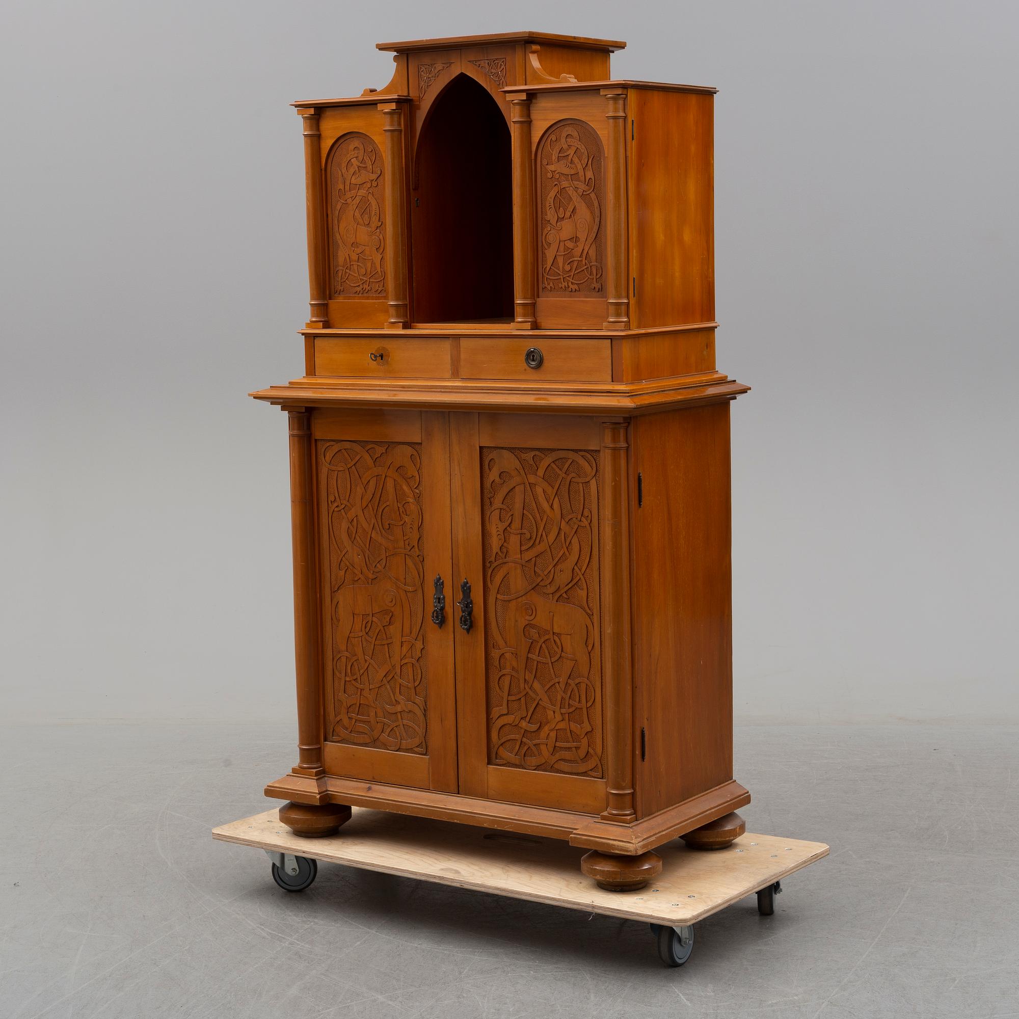 A circa 1900 cabinet.
