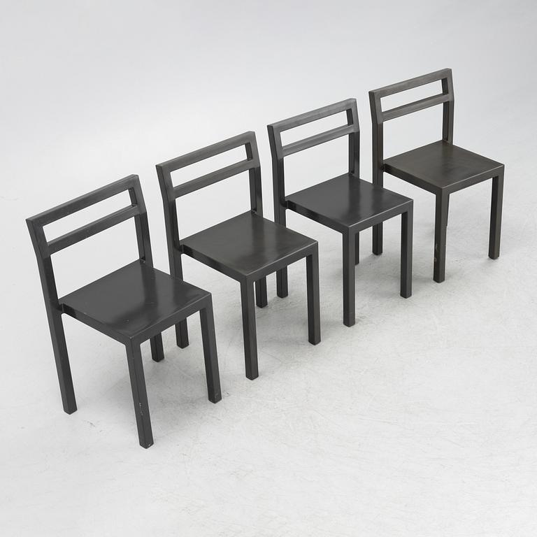 Boris Berlin & Poul Christiansen, stolar, 4 st, "Non", Komplot design, Källemo, 2000.