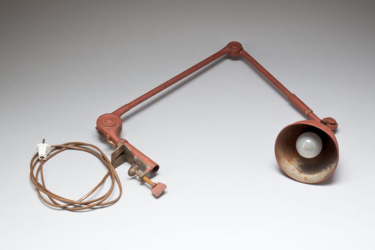 SKRIVBORDSLAMPA, industridesign. 1900-tal.