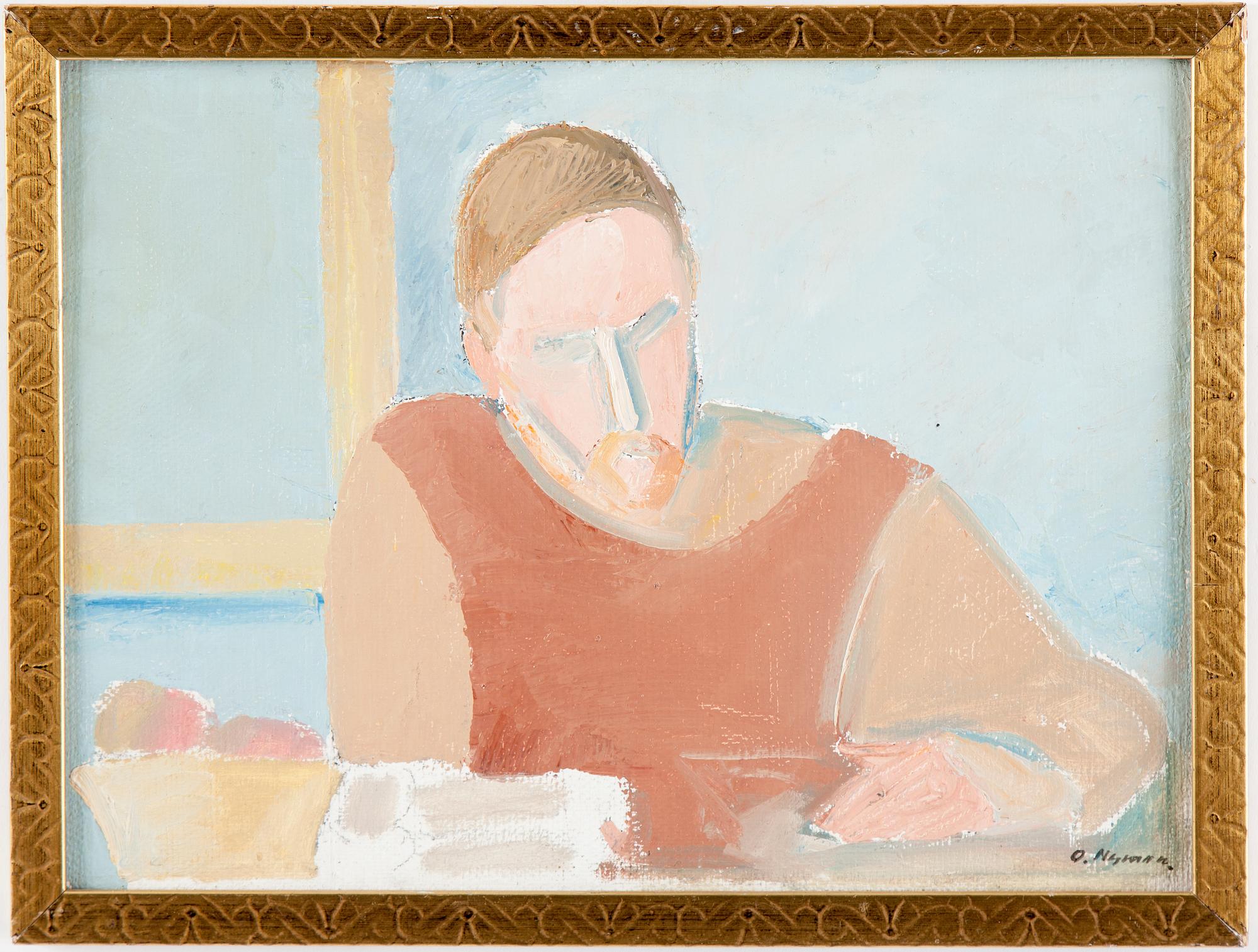 OLLE NYMAN, panel, signed O.Nyman.