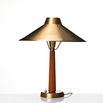 Hans Bergström, two table lamps, model "716", ateljé Lyktan, Sweden 1940-50s.