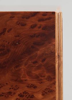 A Josef Frank burrwood veneer, mahogany and walnut cabinet, 'Nationalmuseiskåpet', Svenskt Tenn, model 881.