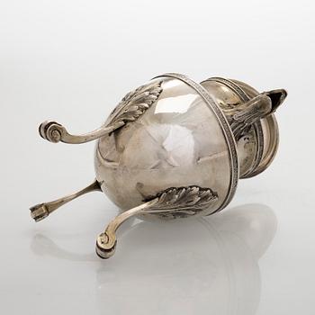 A silver teapot, Martin Mayer, Germany presumably 1888-1890s.