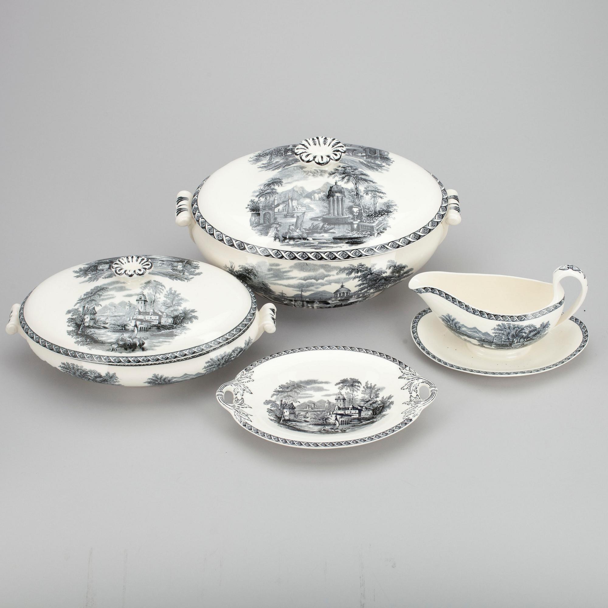 SERVIS, 65 delar, England, Wedgwood, Etruria, 1900-talets början.