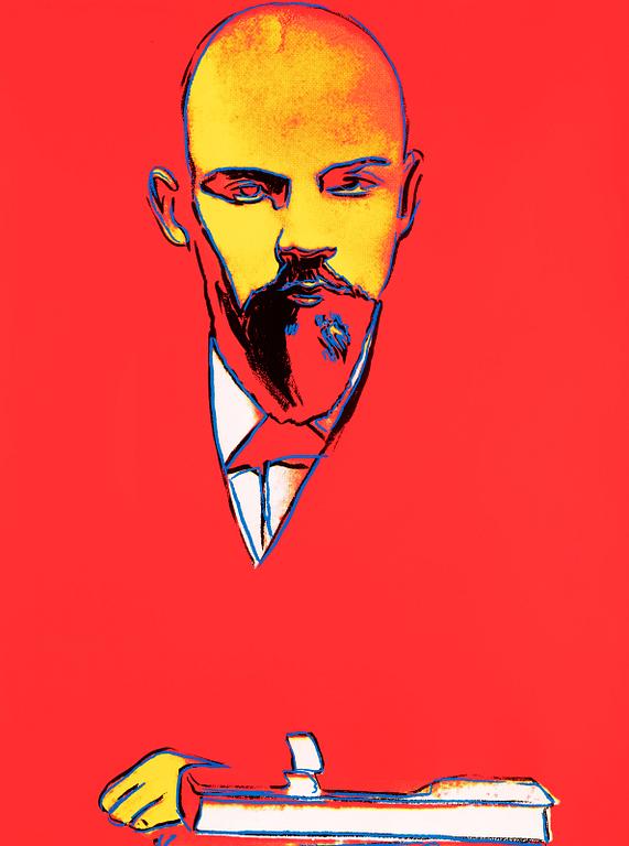 Andy Warhol, "Red Lenin".