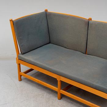 A "Tremme" sofa and armchair, designed by Børge Mogensen, Fritz Hansen, second half of the 20th century.