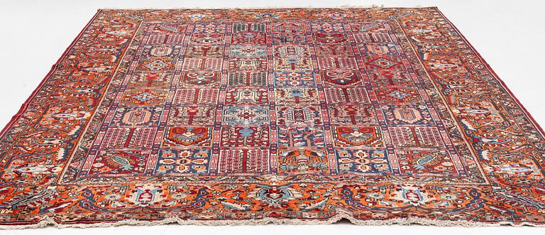 Rug, Bakhtiari, garden pattern, oriental, approx. 360 x 275 cm.