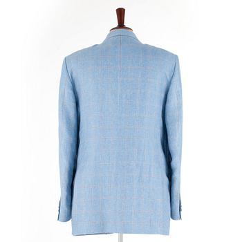 ROSE & BORN, a light blue linnen jacket. Size 50.
