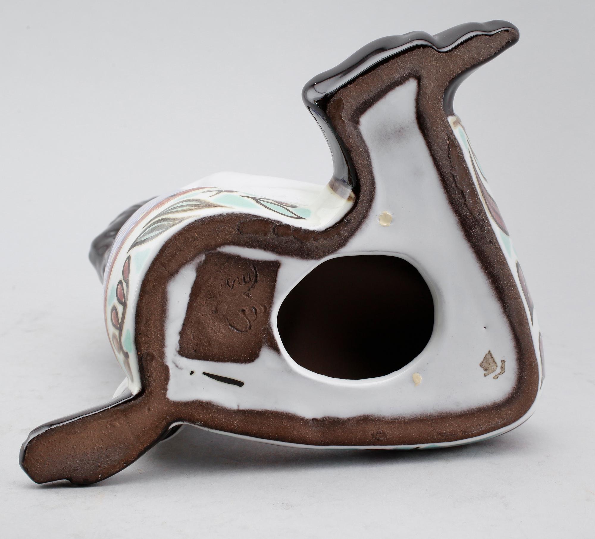 FIGUR, porslin, Mari Simmulsson, Uppsala-Ekeby.