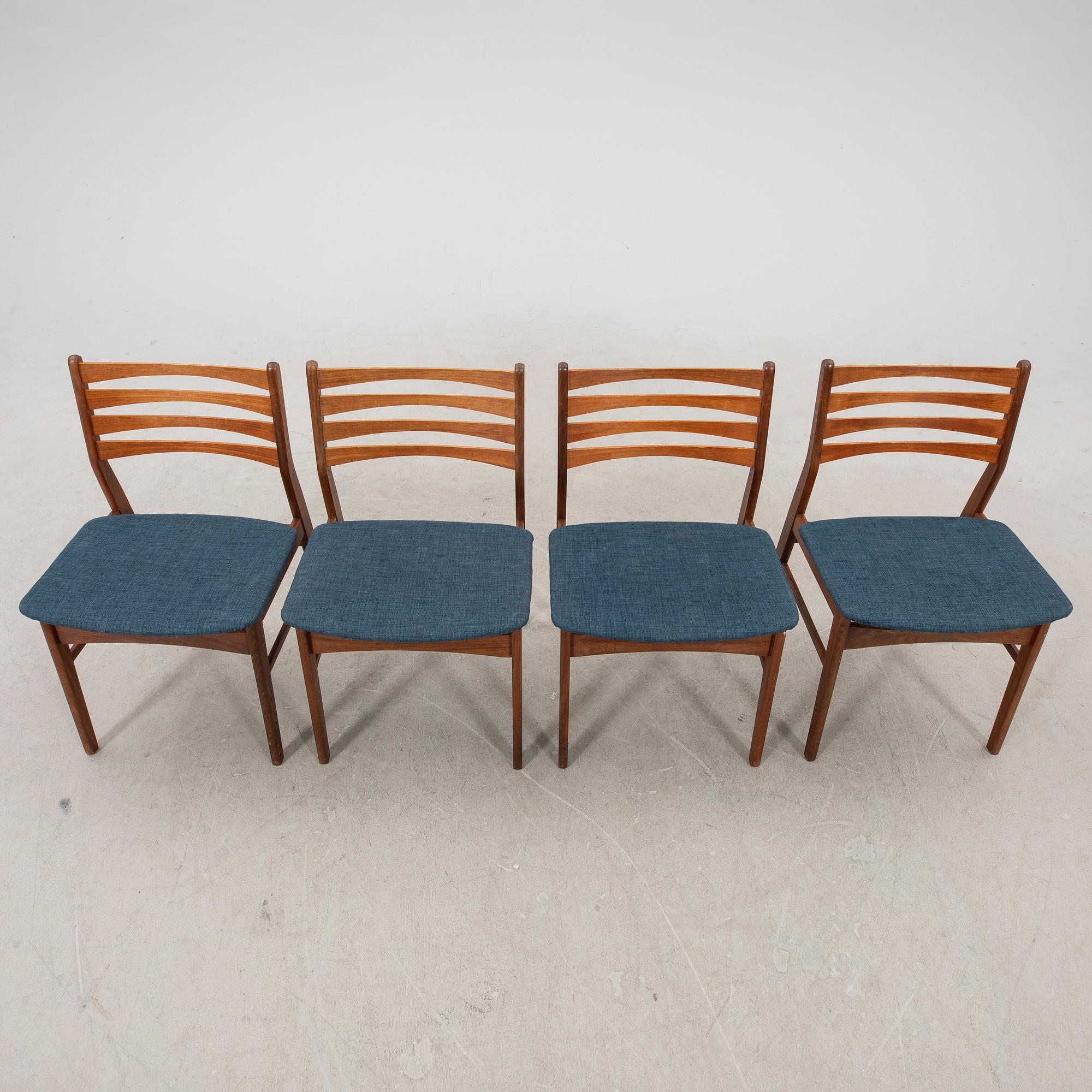 Stolar 4 st troligen Danmark 1960-tal.
