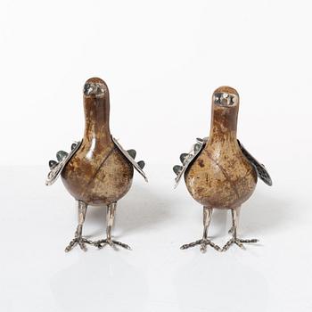 A pair of candlesticks, 20th century.