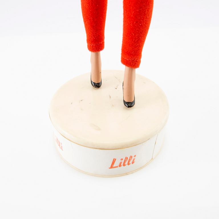 "Bild-Lilli", docka, Reinhard Berthier, Greiner & Hausser Gmbh, Tyskland, tillverkningsperiod 1955-64.