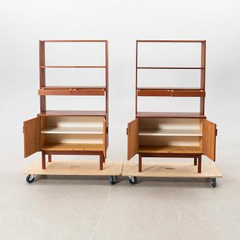 Bookcases a pair of Breox furniture 1960s.