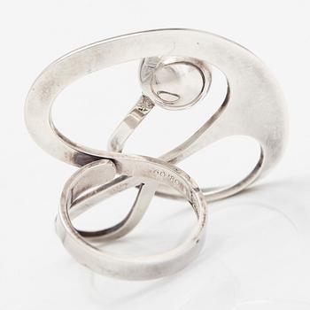 Paula Häiväoja, a sterling silver ring 'In the Whirl of Change', Kalevala Koru 2009.