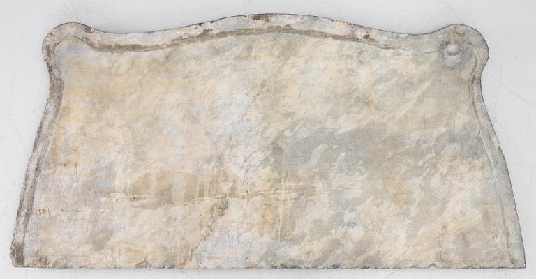 Marble top, 19th century.