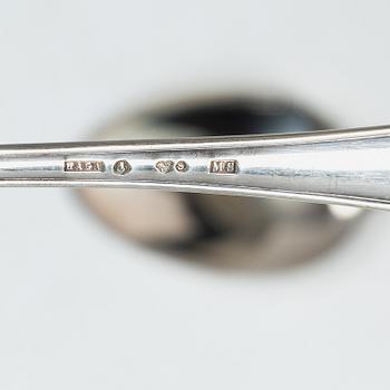 Cutlery, 12 pieces, silver, “Haga”, Skandia Silver-& Nysilver Ab, Stockholm, 1938–1942.