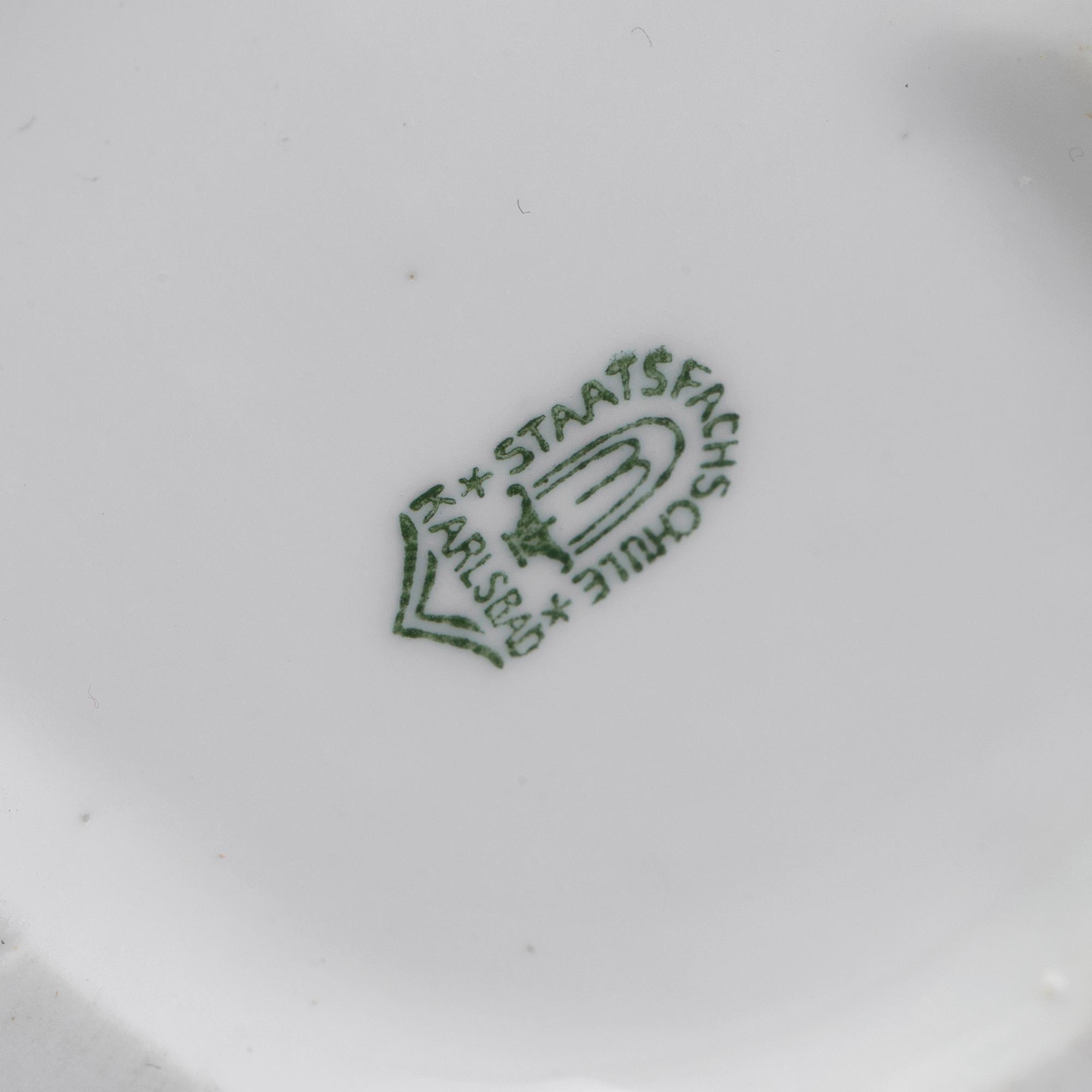 A porcelain bust of Christ from Staats Fachschule, Karlsbad, Czechoslovakia.