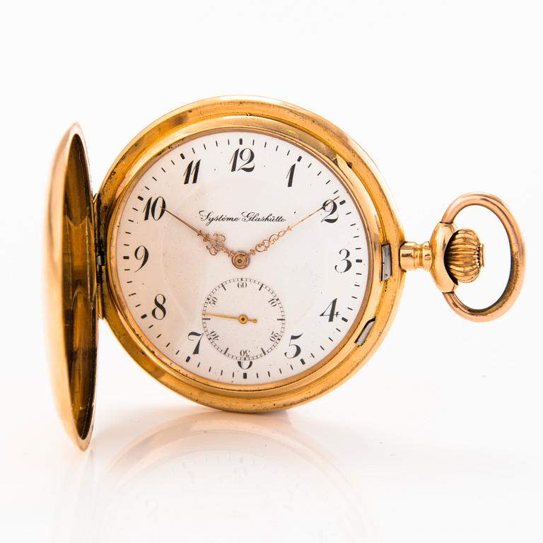 A Système Glashütte Switzerland pocket watch 60 mm.