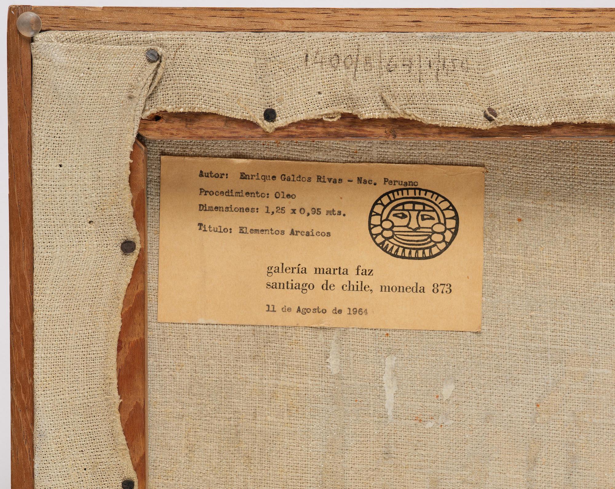 Enrique Galdos-Rivas, "Elementos Arciacos".