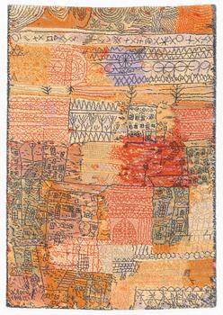 Paul Klee, a 'Florentinisches Villenviertel' rug, machine made pile, c. 200 x 140 cm.