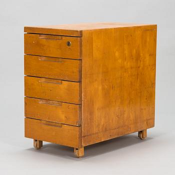 Aino Aalto, A mid-20th-century 'B96' drawer unit for O.Y. Huonekalu- ja Rakennustyötehdas A.B. Finland.