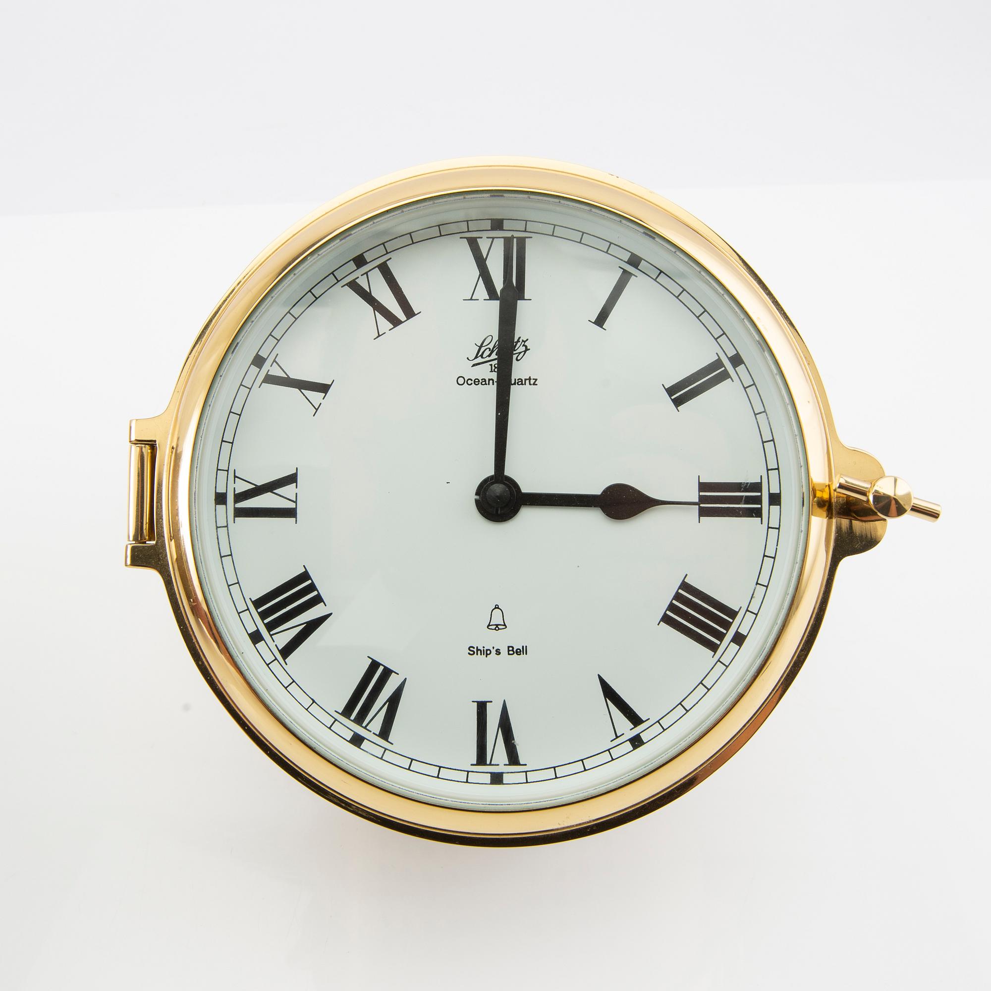 Barometer och skeppsklocka, Shatz, 1900-talets andra hälft.