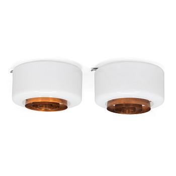 Paavo Tynell, Two mid 20th century ceiling lights 'A2-7' for Idman.