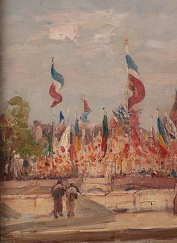 Gustave Madelain, "Paris 14 juli" (Paris, the 14th of July).